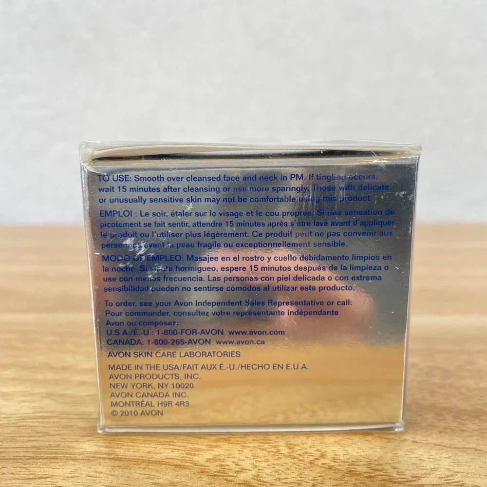 Avon Anew Rejuvenate Night Sapphire Emulsion 1.7 oz Factory Sealed Box‎ New